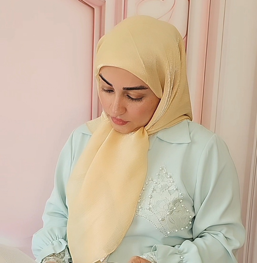 روسری ابریشم ژان ژان چین قواره 100دور دوخت