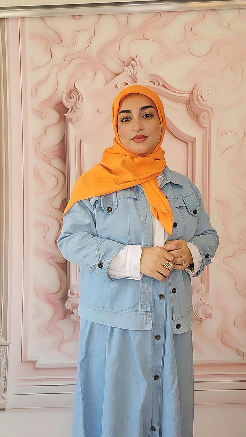 روسری نخی میله ای دور دوخت قواره 110 تک رنگ