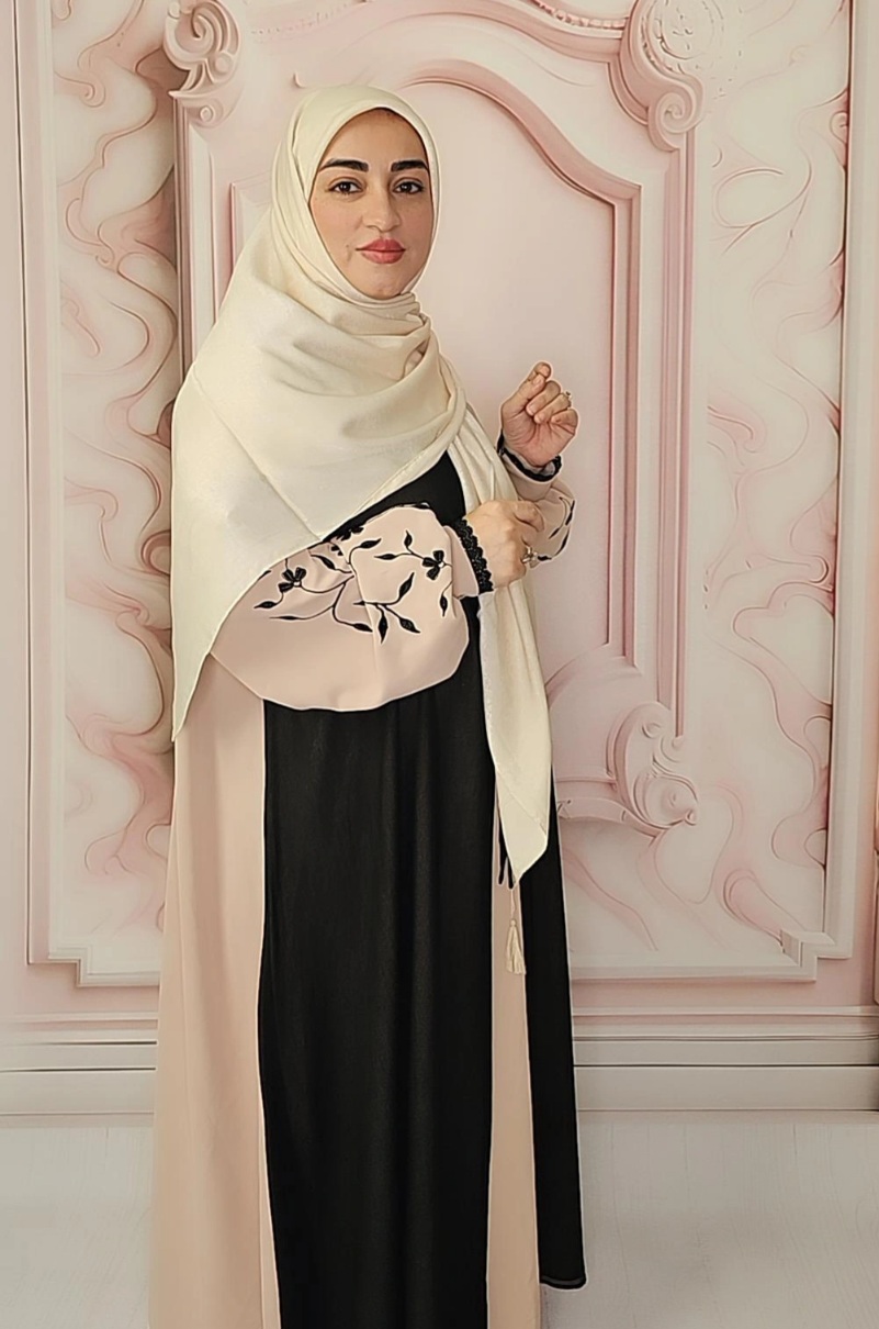 روسری فلورانس لمه دار دور دوخت قواره 130